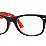 LES LUNETTES rayban optique balducelli opticiens montbeliard plastique noir new wayfarer rouge icône