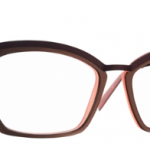 Lunettes optique Caroline abram design paris femme feminine papillon combiné metal plastique noir rose gwen fine