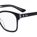 lunettes optique dior balducelli opticiens montbéliard Montaigne rectangle haute noir transparent femme