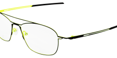 lunettes parasite eyewear homme fine metal noir jaune fluo pilote moderne futuriste légère balducelli opticiens montbeliard
