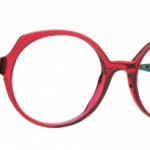 Lunettes optique Caroline abram design paris femme feminine oversize rone haute rouge fine Nina