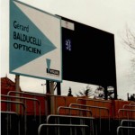 balducelli opticiens gerard laurent partenaires historiques fc sochaux panneaux stade bonal