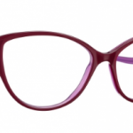 Lunettes optique Caroline abram design paris femme feminine papillon ovale mauve rose queen